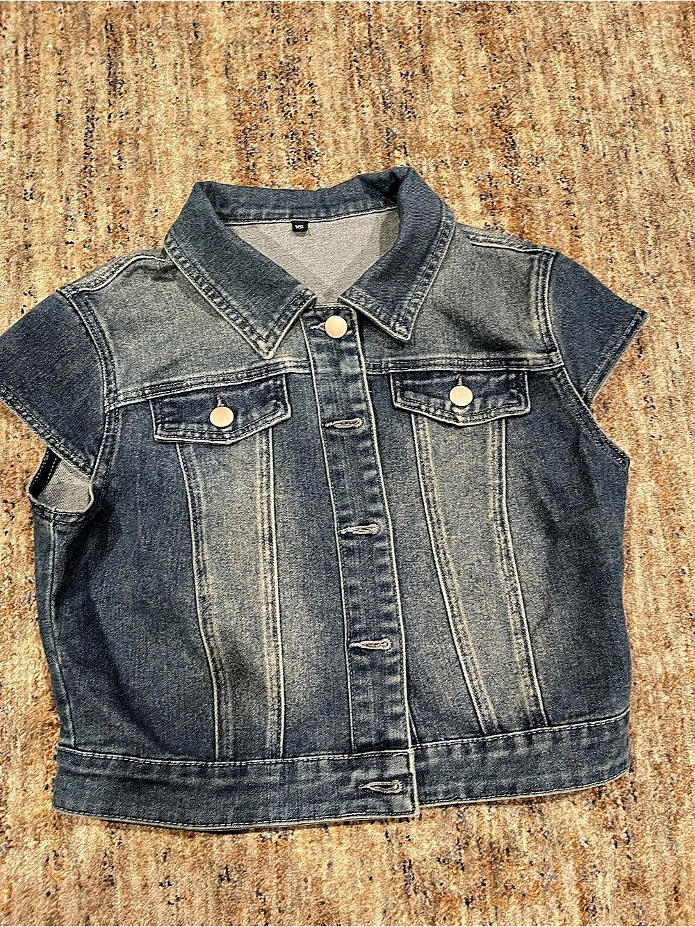 Blue Denim Vest